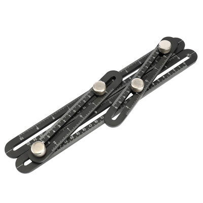 Multifunctional Four-corner Four-fold Universal Ruler Aluminum Alloy High Precision Multi Angle Measuring Rulers Universal Adjusta
Multifunctional Four-corner Four-fold Universal Ruler Aluminum Alloy High Precision Multi Angle Measuring Rulers Universal Adjusta