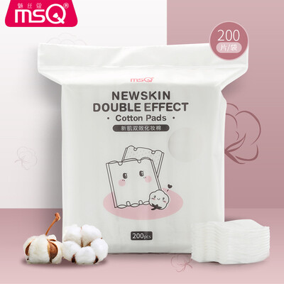 MSQ New Muscle Double Effect Cotton Pad 200 Piece Three Laminated Edge Makeup Cotton Makeup Remover
MSQ New Muscle Double Effect Cotton Pad 200 Piece Three Laminated Edge Makeup Cotton Makeup Remover