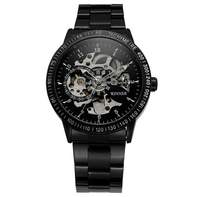 Winner 8085 Men Fashion Automatic Mechanical Business Wrist Watch Luxury Fashion Military Watch Men Skeleton Dial Stainless Steel
Winner 8085 Men Fashion Automatic Mechanical Business Wrist Watch Luxury Fashion Military Watch Men Skeleton Dial Stainless Steel