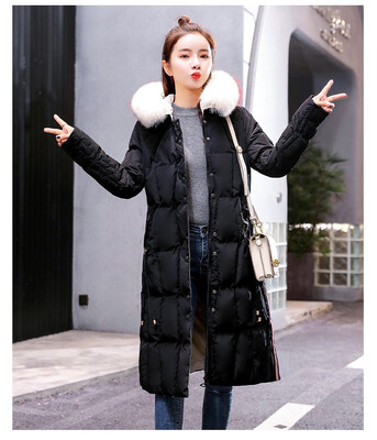 Over the knee cotton clothing female 2018 winter loose long bread bread down jacket coat 90231
Over the knee cotton clothing female 2018 winter loose long bread bread down jacket coat 90231