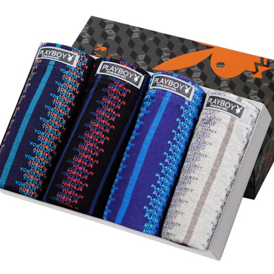Playboy PLAYBOY 3739 Men&39s underwear Men&39s flat pants Cotton four-legged pants in the waist printed elastic stretch pants 4 gift box multi-color
Playboy PLAYBOY 3739 Men&39s underwear Men&39s flat pants Cotton four-legged pants in the waist printed elastic stretch pants 4 gift box multi-color