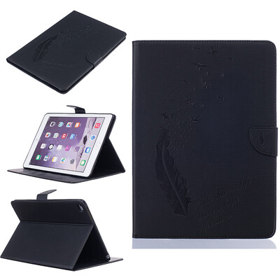 Black feathers Style Embossing Classic Flip Cover with Stand Function and Credit Card Slot for iPad Air 2/iPad 6
Black feathers Style Embossing Classic Flip Cover with Stand Function and Credit Card Slot for iPad Air 2/iPad 6