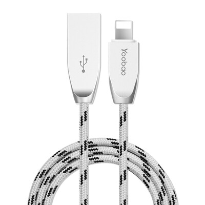 Yoobao Zinc Alloy Apple Data Cable Charging Cable for Apple iPhone7 5s se 6 6s Plus iPad4 5 1m YB412 Deep Gray
Yoobao Zinc Alloy Apple Data Cable Charging Cable for Apple iPhone7 5s se 6 6s Plus iPad4 5 1m YB412 Deep Gray