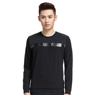 Qipai (SEVEN) Men's T-shirt male patch stitching long-sleeved t-shirt 111T58020 58 dark blue 165
Qipai (SEVEN) Men's T-shirt male patch stitching long-sleeved t-shirt 111T58020 58 dark blue 165