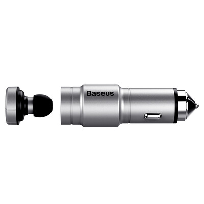 Baseus car Bluetooth headset car charger metal car charger Bluetooth headset combo 24A deep gray
Baseus car Bluetooth headset car charger metal car charger Bluetooth headset combo 24A deep gray