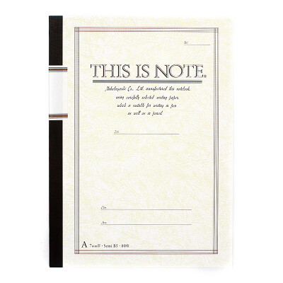 Nakabayashi classical text rhyme Japanese import notebook B5 / 80 line binding / notepad / soft copy 801-A (single
Nakabayashi classical text rhyme Japanese import notebook B5 / 80 line binding / notepad / soft copy 801-A (single