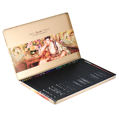 Marco 3220-36TN Renoir Series 36 Color Black Wood Water-soluble color pencil color pen color lead box
Marco 3220-36TN Renoir Series 36 Color Black Wood Water-soluble color pencil color pen color lead box
