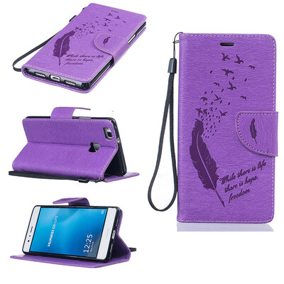 Purple Feathers and birds Style Embossing Classic Flip Cover with Stand Function and Credit Card Slot for HUAWEI P9 Lite
Purple Feathers and birds Style Embossing Classic Flip Cover with Stand Function and Credit Card Slot for HUAWEI P9 Lite