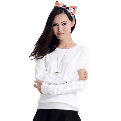 MAZOE simple multi - color short paragraph round neck collar knitted bottom sweater M3028 white
MAZOE simple multi - color short paragraph round neck collar knitted bottom sweater M3028 white
