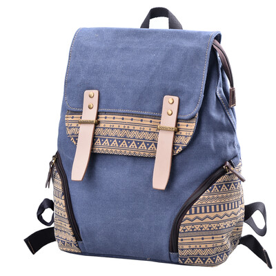 Bean Drums Canvas Shoulder Bag Women Korean Leisure College National Wind Backpack Bag G00126 Blue
Bean Drums Canvas Shoulder Bag Women Korean Leisure College National Wind Backpack Bag G00126 Blue