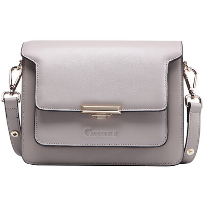Crocodile CROCODILE Fashion Casual Cattle Shoulder Bag Messenger Bag European&American Collar Bag 82671006-02 Gray
Crocodile CROCODILE Fashion Casual Cattle Shoulder Bag Messenger Bag European&American Collar Bag 82671006-02 Gray
