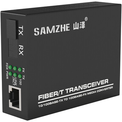 Shanze SAMZHE SZ-F1300T 100M fiber optic transceivers single-mode single-fiber carrier-class converter network monitoring SC interface transmitter external power supply 25KM single
Shanze SAMZHE SZ-F1300T 100M fiber optic transceivers single-mode single-fiber carrier-class converter network monitoring SC interface transmitter external power supply 25KM single