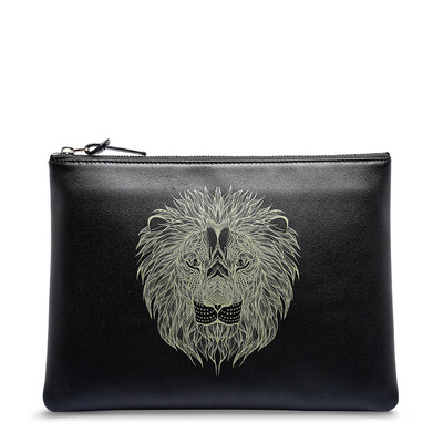 ULIFE original men handbags fashion personalized hand bag soft head layer leather bag envelope bag zipper paragraph hand bag lion totem S1003U large
ULIFE original men handbags fashion personalized hand bag soft head layer leather bag envelope bag zipper paragraph hand bag lion totem S1003U large