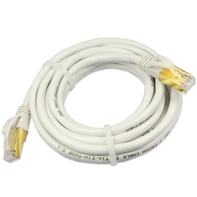 (PowerSync) CAT703PW seven lines of cable 3 meters round double shielded Gigabit copper cable pearl white
(PowerSync) CAT703PW seven lines of cable 3 meters round double shielded Gigabit copper cable pearl white