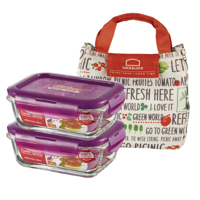 Lock & lock microwave oven lunch set glass set fresh box set orange lunch bag 380ML 2 LLG422POS001
Lock & lock microwave oven lunch set glass set fresh box set orange lunch bag 380ML 2 LLG422POS001