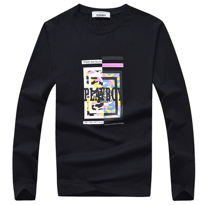 Playboy PLAYBOY Футболка Мужская мода Печать с длинным рукавом Повседневная футболка 16057PL2902 Black 2XL 
Playboy PLAYBOY Футболка Мужская мода Печать с длинным рукавом Повседневная футболка 16057PL2902 Black 2XL