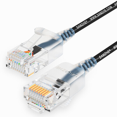 Shanze SAMZHE SZH-6005 Super six types of fine diameter CAT6A high purity oxygen-free copper network jumper 8-core twisted-pair high-speed ultra-6 type RJ45 network cable 05 m
Shanze SAMZHE SZH-6005 Super six types of fine diameter CAT6A high purity oxygen-free copper network jumper 8-core twisted-pair high-speed ultra-6 type RJ45 network cable 05 m