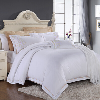Kansasin canasin kits five-star hotel simple autumn&winter bedding satin plain 60 cotton four kits 15 m bed white 200cm 230cm
Kansasin canasin kits five-star hotel simple autumn&winter bedding satin plain 60 cotton four kits 15 m bed white 200cm 230cm