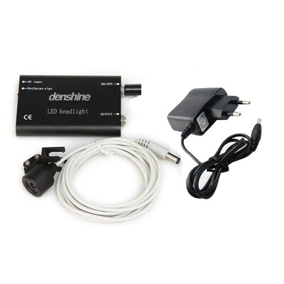 Rechargeable battery Portable Black LED Head Light Lamp for Dental Surgical Medical Binocular Loupes
Rechargeable battery Portable Black LED Head Light Lamp for Dental Surgical Medical Binocular Loupes
