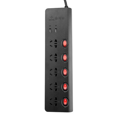 Golden Field PST-401A 5-point 1.8m with USB security door / lightning protection socket / row of plug / wiring board / plug / plug board / board / drag board
Golden Field PST-401A 5-point 1.8m with USB security door / lightning protection socket / row of plug / wiring board / plug / plug board / board / drag board