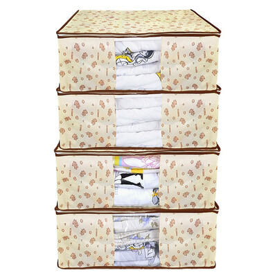 Baicaoyuan Bear Series Eco-friendly Fabric Storage Organizer Value 4 Pack Extra Large
Baicaoyuan Bear Series Eco-friendly Fabric Storage Organizer Value 4 Pack Extra Large