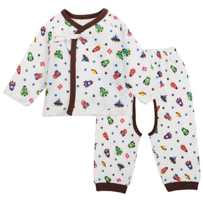 Xin Song baby cotton air layer shirt + open crotch pants warm suit autumn and winter underwear suit small rocket A060D59
Xin Song baby cotton air layer shirt + open crotch pants warm suit autumn and winter underwear suit small rocket A060D59