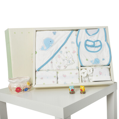 Yeah's (baby) baby gift box eight sets of newborn child holding the hand foot sets of suit combination printing
Yeah's (baby) baby gift box eight sets of newborn child holding the hand foot sets of suit combination printing