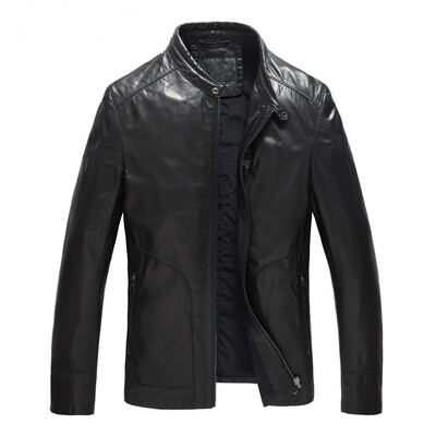 Mens leather jacket long sleeve autumn witer clothing genuine sheepskin coat real leather the newest style
Mens leather jacket long sleeve autumn witer clothing genuine sheepskin coat real leather the newest style