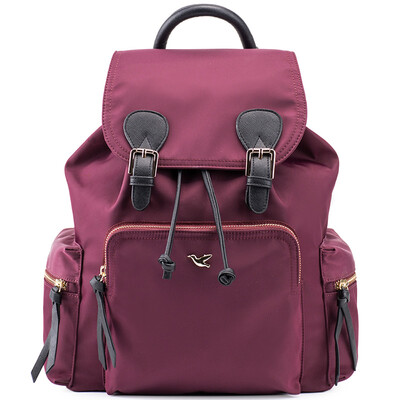 Baifeng (Baifeng) Shoulder bag light retro series casual simple solid color nylon clamshell band backpack women red wine
Baifeng (Baifeng) Shoulder bag light retro series casual simple solid color nylon clamshell band backpack women red wine
