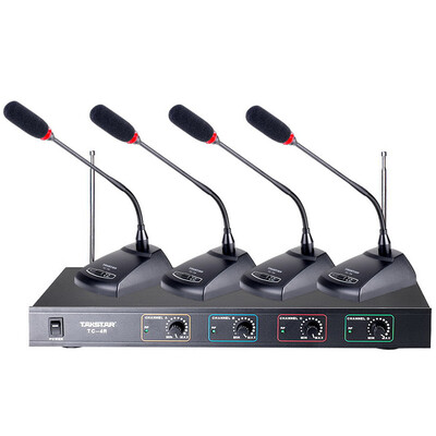 Victory TAKSTAR TC-4R 266 4 Gooseneck Wireless Microphone One Drag Four Microphone Professional Conference Desktop Gooseneck Conference Stage KTV Speech Host Microphone
Victory TAKSTAR TC-4R 266 4 Gooseneck Wireless Microphone One Drag Four Microphone Professional Conference Desktop Gooseneck Conference Stage KTV Speech Host Microphone
