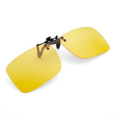 Улицы MOPAI солнцезащитные очки клип близорукие поляризованные солнцезащитные очки клип клип ночь с дымкой дождливый день поляризованный свет M6120 желтый клип большой