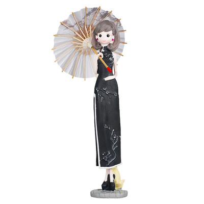 Flower set cheongsam beautiful handicrafts ornaments bracelet umbrella girl Chinese style ornaments living room entrance decorations send girlfriend send friends birthday gifts HS16G01DB navy
Flower set cheongsam beautiful handicrafts ornaments bracelet umbrella girl Chinese style ornaments living room entrance decorations send girlfriend send friends birthday gifts HS16G01DB navy