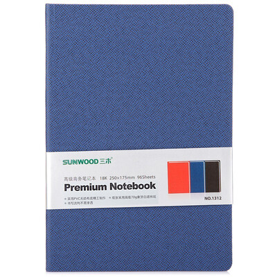 Miki SUNWOOD 1312 senior business leather of the Notebook Conference of the 18K 96 pages blue
Miki SUNWOOD 1312 senior business leather of the Notebook Conference of the 18K 96 pages blue
