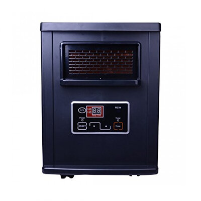 Homeleader IWH-07 Digital Infrared Quartz Heater, Space Heater with Remote Control, Timer and Movable Wheels, Dark Blue, 1000W
Homeleader IWH-07 Digital Infrared Quartz Heater, Space Heater with Remote Control, Timer and Movable Wheels, Dark Blue, 1000W