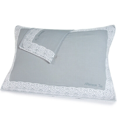 Sanli cotton fabric side flower pattern pillow 1 AB version 53 × 75cm 2 installed glacier gray
Sanli cotton fabric side flower pattern pillow 1 AB version 53 × 75cm 2 installed glacier gray