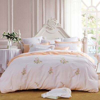 

Гранд (Тевли) текстильная подстилка денит вышитые розовые цветы на заборе 40 плотности 1,5 м кровати 200 * 230 см