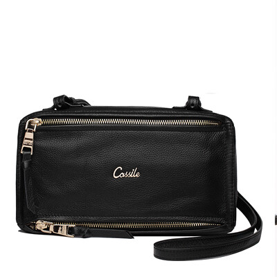 Cassley (cassile) the first layer of leather handbags leisure fashion Pandora shoulder Messenger bag T152010311A1 black
Cassley (cassile) the first layer of leather handbags leisure fashion Pandora shoulder Messenger bag T152010311A1 black
