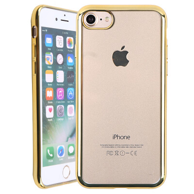 Wei Ji iPhone 7 / 6s / 6 anti-throwing mobile phone shell Apple 7 / 6s / 6 silicone protective cover plating transparent soft shell 4. inch 7 earth Hao gold for 7
Wei Ji iPhone 7 / 6s / 6 anti-throwing mobile phone shell Apple 7 / 6s / 6 silicone protective cover plating transparent soft shell 4. inch 7 earth Hao gold for 7
