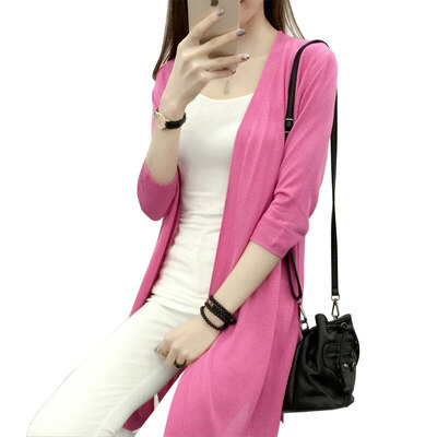 Fu Bixian FUBIXIAN seven-point sleeve in the long section of loose jacket outside the knitting cardigan T30003 rose red XL
Fu Bixian FUBIXIAN seven-point sleeve in the long section of loose jacket outside the knitting cardigan T30003 rose red XL