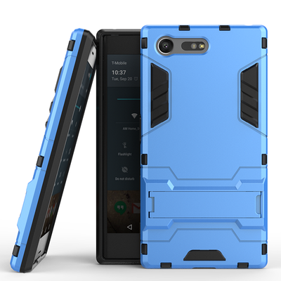 Синий Slim Robot Armor Kickstand Ударопрочный жесткий корпус из прочной резины для SONY Xperia X Compact
Синий Slim Robot Armor Kickstand Ударопрочный жесткий корпус из прочной резины для SONY Xperia X Compact