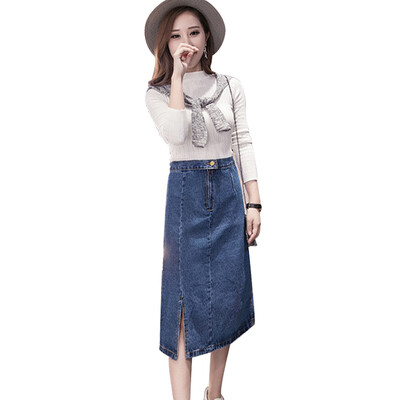 Long Yue women&39s high waist skirt wild denim skirt was thin skirt open fork Slim package hip skirt LWQZ172306 blue
Long Yue women&39s high waist skirt wild denim skirt was thin skirt open fork Slim package hip skirt LWQZ172306 blue
