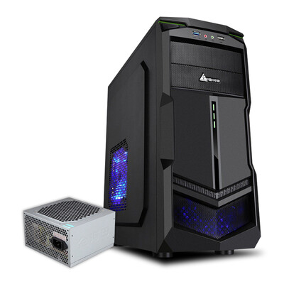 Golden Field 8503B with power integrated king 300 black tower in the tower (support ATX motherboard / rated 200W power supply / U3 / office for)
Golden Field 8503B with power integrated king 300 black tower in the tower (support ATX motherboard / rated 200W power supply / U3 / office for)