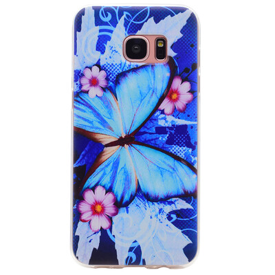 Blue butterfly Pattern Soft Thin TPU Rubber Silicone Gel Case Cover for Samsung GALAXY S6 Edge
Blue butterfly Pattern Soft Thin TPU Rubber Silicone Gel Case Cover for Samsung GALAXY S6 Edge