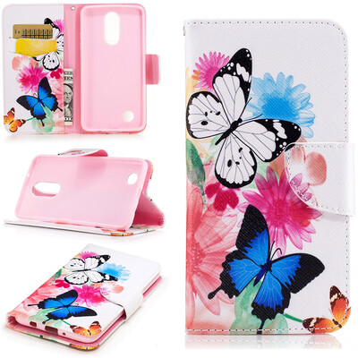 Two Butterflies Design PU Leather Flip Cover Wallet Card Holder Case for LG K8 2017
Two Butterflies Design PU Leather Flip Cover Wallet Card Holder Case for LG K8 2017