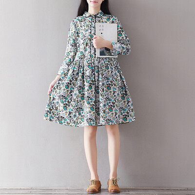CITYPLUS Sen Female Literature Fan Fu Gu Sen Women Department loose casual long paragraph dress CWQZ172254 green
CITYPLUS Sen Female Literature Fan Fu Gu Sen Women Department loose casual long paragraph dress CWQZ172254 green