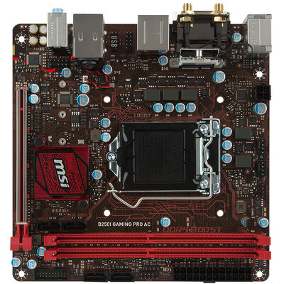 MSI (MSI) B250I ИГРОВОЙ материнская плата PRO AC (Intel B250 / LGA 1151) с беспроводной сетевой картой INTEL
MSI (MSI) B250I ИГРОВОЙ материнская плата PRO AC (Intel B250 / LGA 1151) с беспроводной сетевой картой INTEL