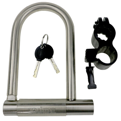 Neutral ZOLI 82922N Anti-hydraulic shear mountain bike lock anti-theft lock U-shaped anti-lock folding folding dead bicycle U-lock
Neutral ZOLI 82922N Anti-hydraulic shear mountain bike lock anti-theft lock U-shaped anti-lock folding folding dead bicycle U-lock