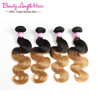 Unprocessed Ombre Brazilian Virgin Hair Body Wave 4 Bundles 1B/27 Ombre Brazilian Hair Weave Bundles Human Hair Extensions
Unprocessed Ombre Brazilian Virgin Hair Body Wave 4 Bundles 1B/27 Ombre Brazilian Hair Weave Bundles Human Hair Extensions