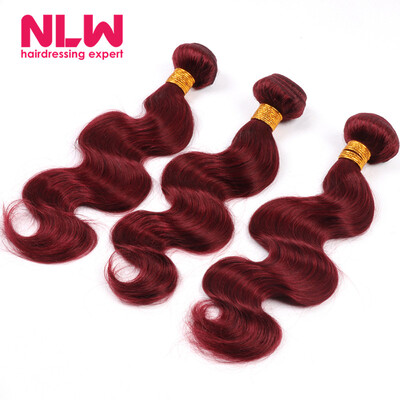 NLW 10A Brazilian virgin human hair 3 bundles Body wave hair extensions 99j Hair color
NLW 10A Brazilian virgin human hair 3 bundles Body wave hair extensions 99j Hair color