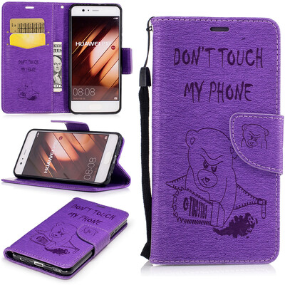 Purple Bear Style Embossing Classic Flip Cover with Stand Function and Credit Card Slot for HUAWEI P10
Purple Bear Style Embossing Classic Flip Cover with Stand Function and Credit Card Slot for HUAWEI P10